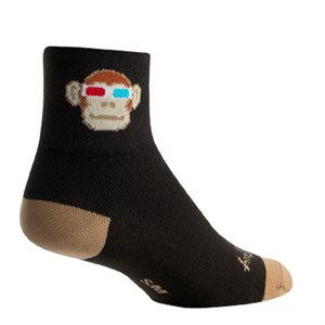 Monkey See 3D socks